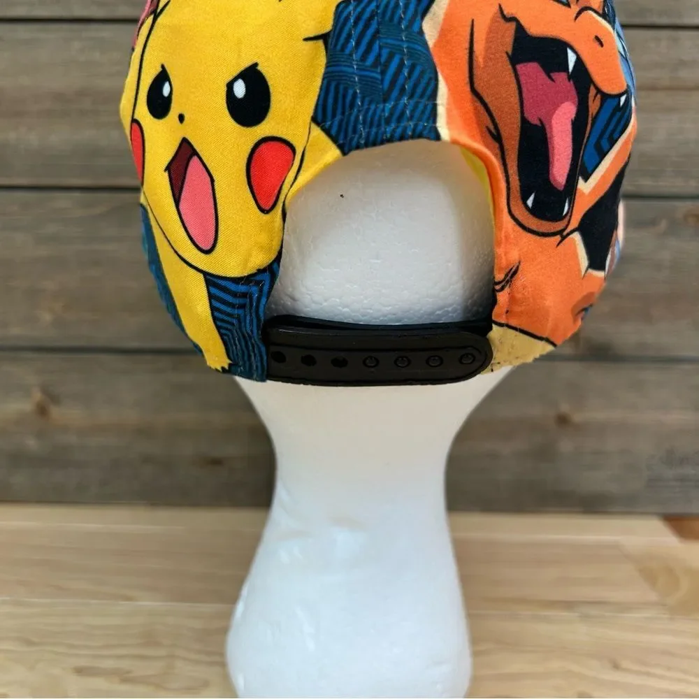 Pokémon SnapBack Baseball Cap Hat Pikachu Squirtle Nintendo Game Freak Youth OS